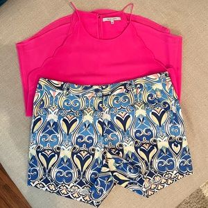 Jade Melody Tam boutique printed shorts